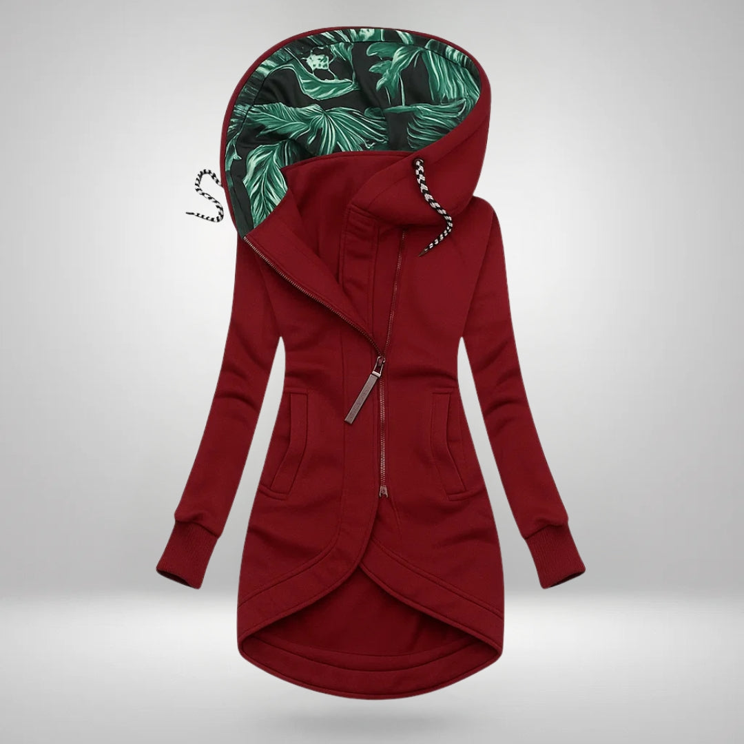 Evelyn | Long Hooded Quilted Winter Coat