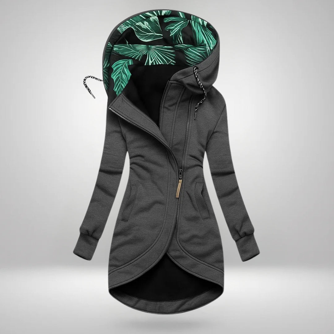 Evelyn | Long Hooded Quilted Winter Coat
