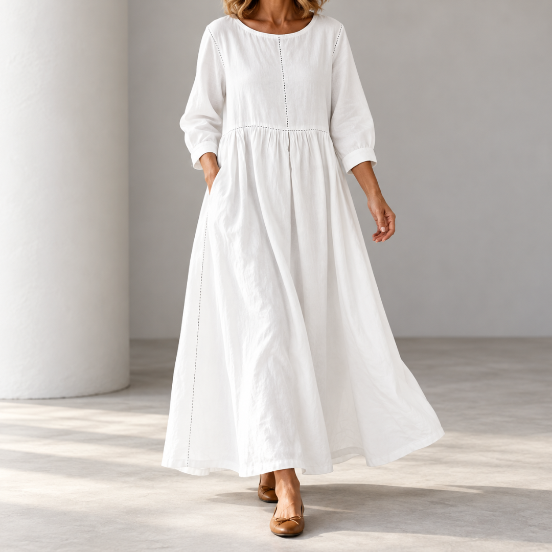 Zephyrelle - Vintage Denim Maxi Dress