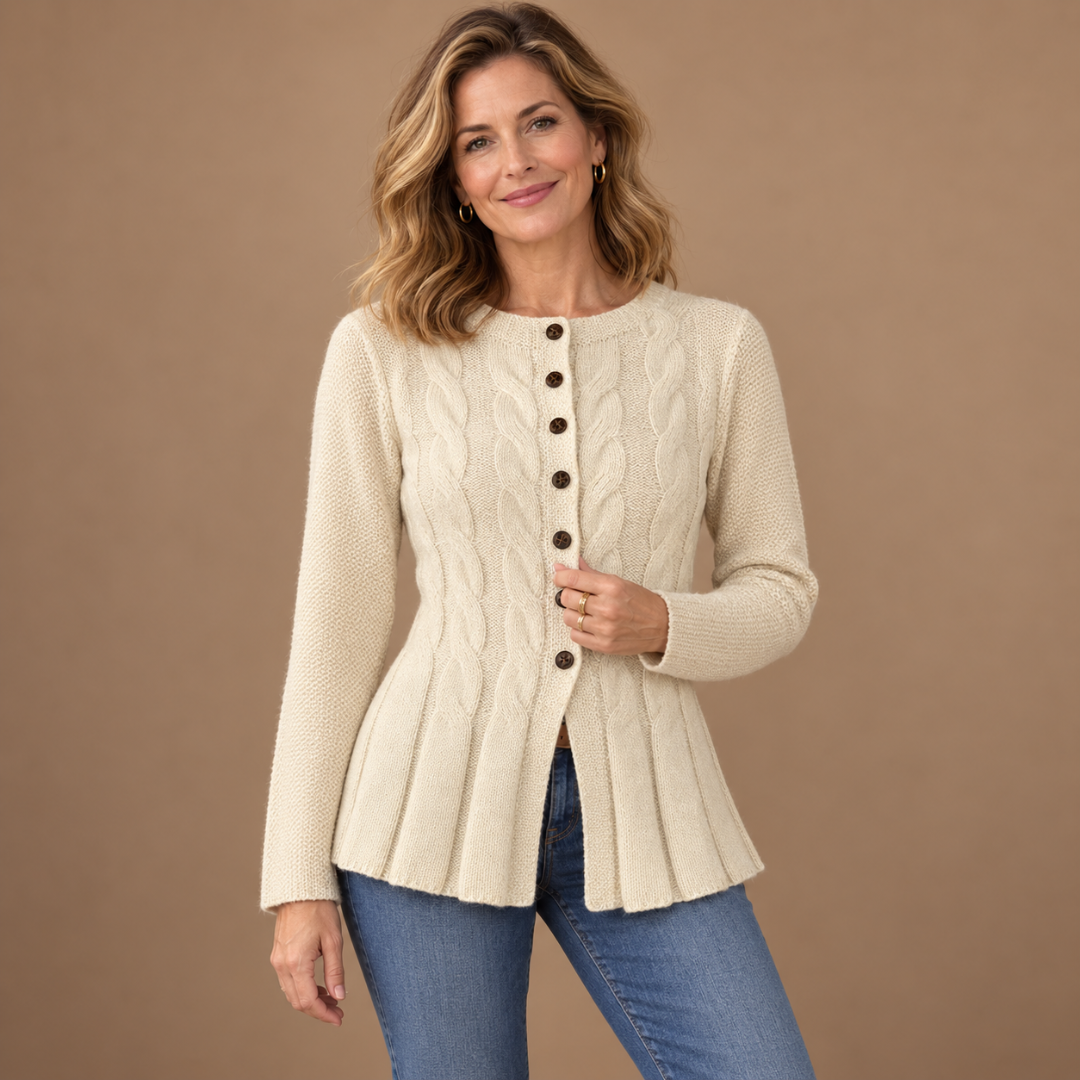 Madeline | Button-Up Knit Cardigan