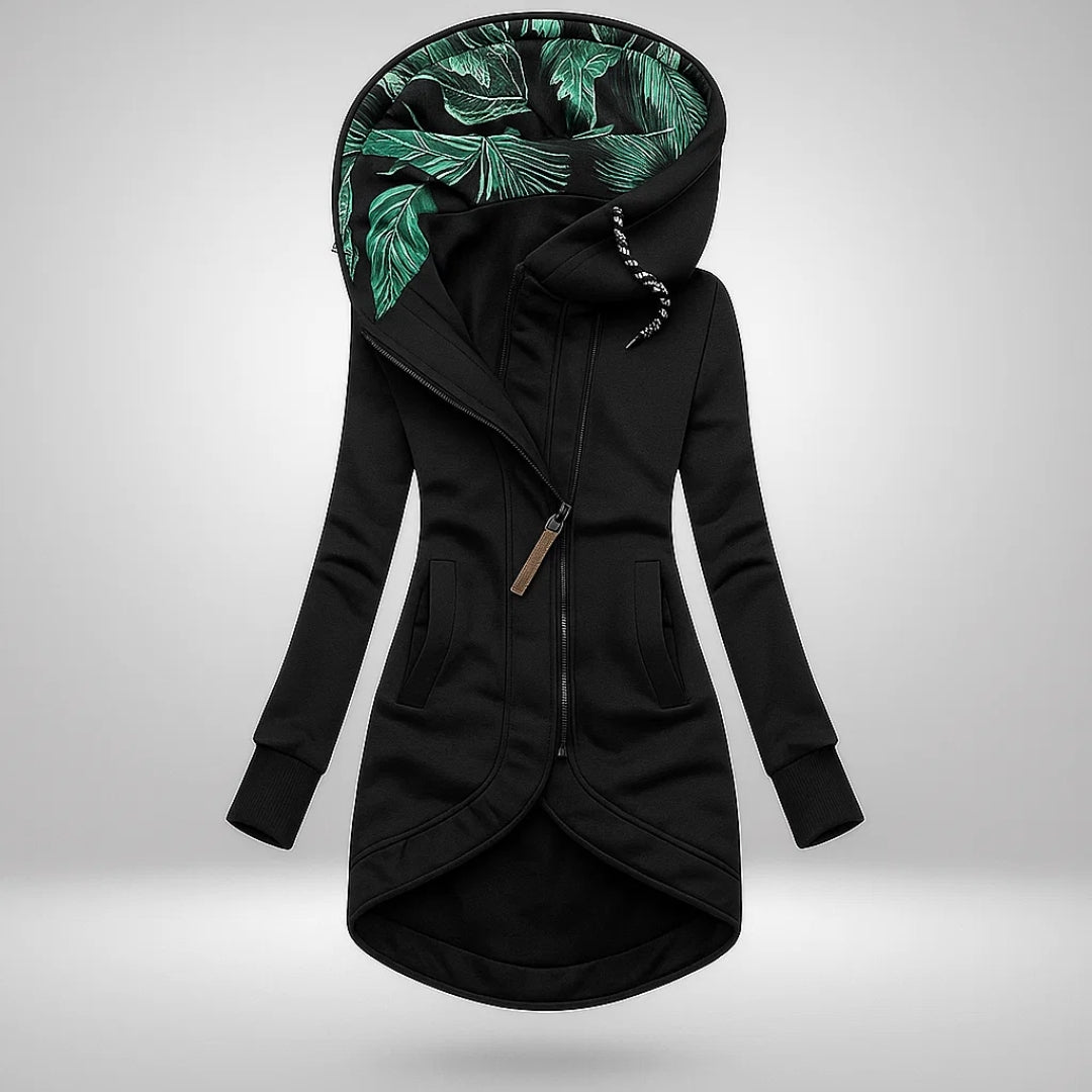 Evelyn | Long Hooded Quilted Winter Coat