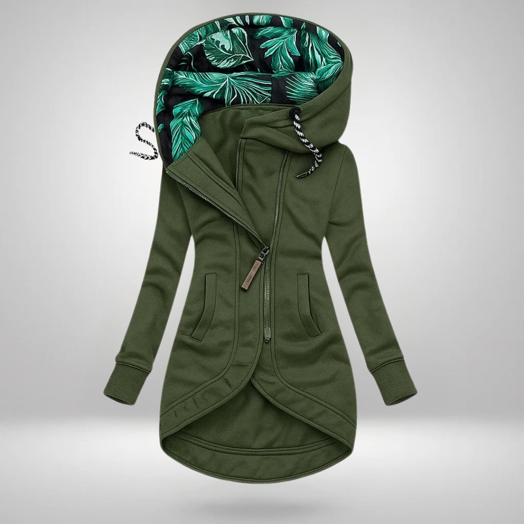 Evelyn | Long Hooded Quilted Winter Coat