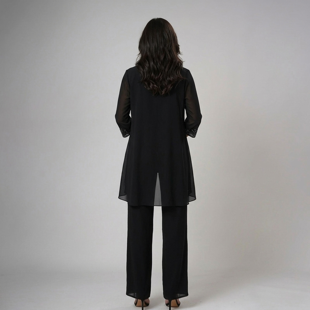 Iva | Elegant Beaded Three-Piece Set