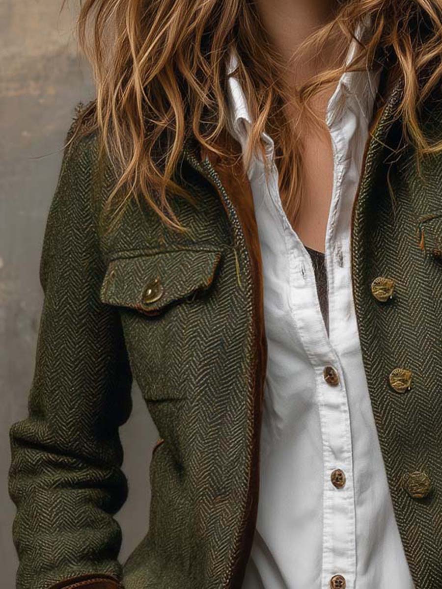 Evelyn | Herringbone Heritage Jacket