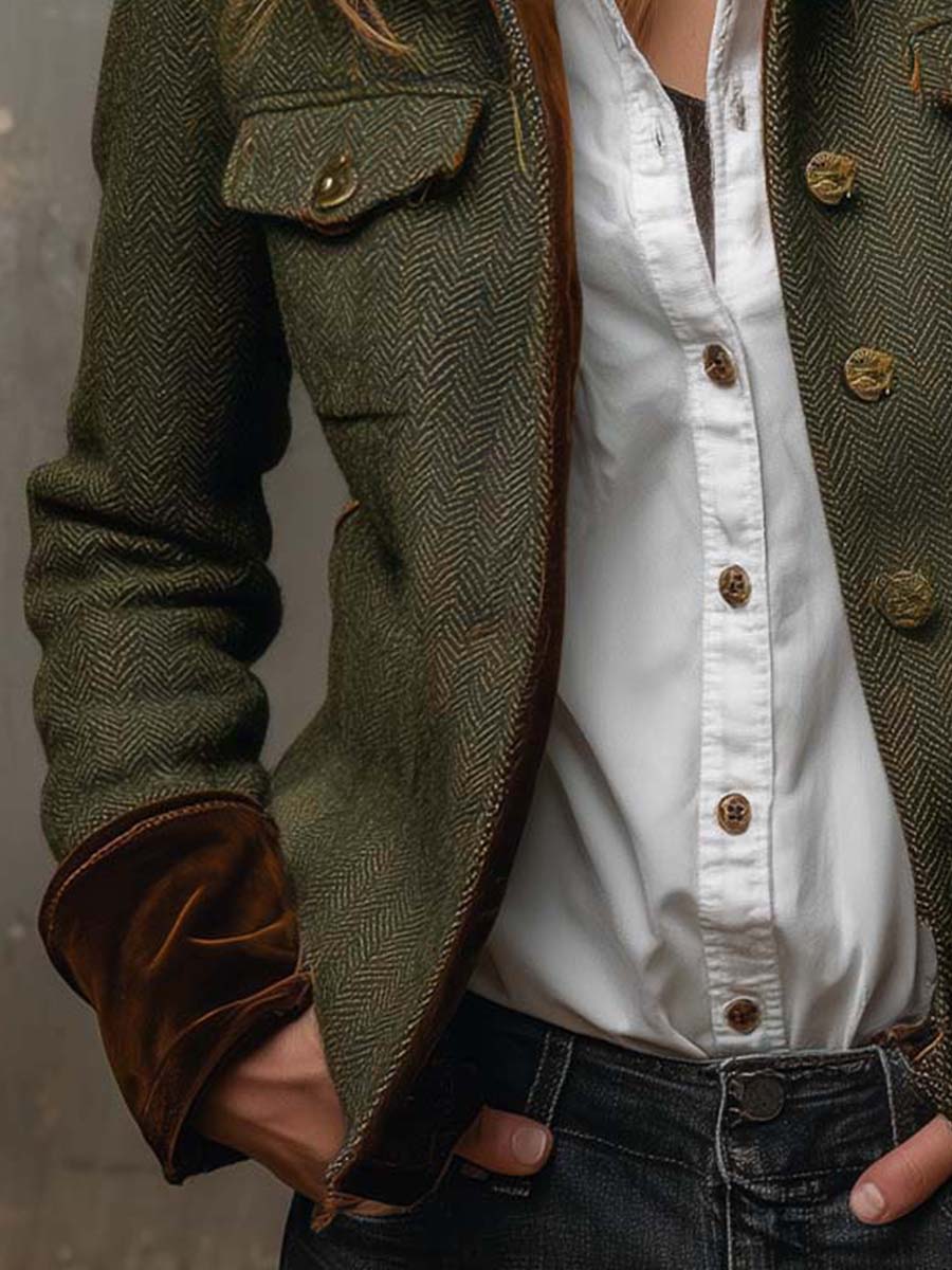 Evelyn | Herringbone Heritage Jacket