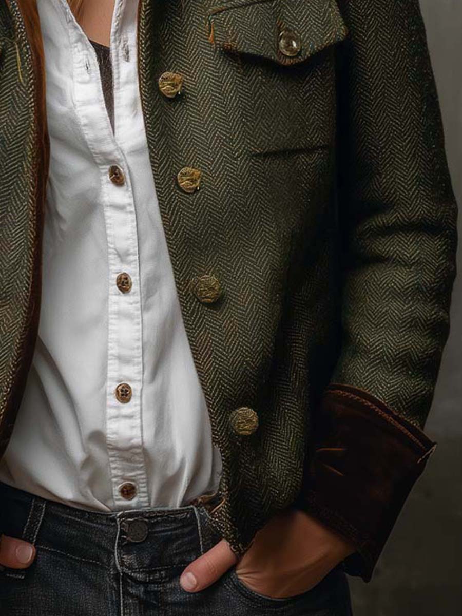 Evelyn | Herringbone Heritage Jacket